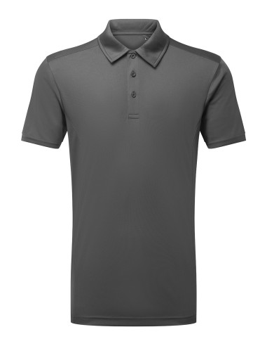 TRI-TR012-Mens Panelled Polo
