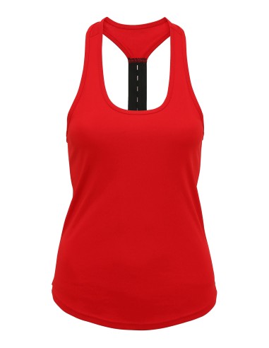 TRI-TR027-Womens Performance Strap Back Vest