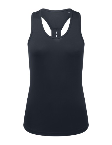 TRI-TR027-Womens Performance Strap Back Vest