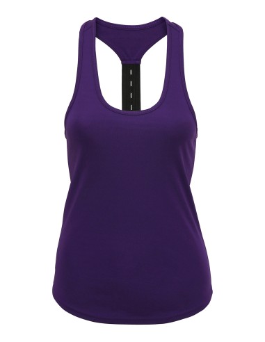 TRI-TR027-Womens Performance Strap Back Vest