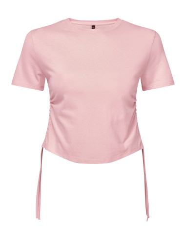 TRI-TR069-Womens Ruched Crop Top