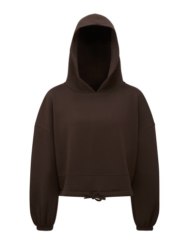 TRI-TR085-Womens Cropped Oversize Hoodie