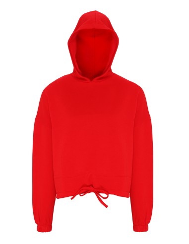 TRI-TR085-Womens Cropped Oversize Hoodie