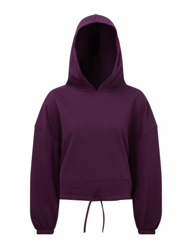 TRI-TR085-Womens Cropped Oversize Hoodie