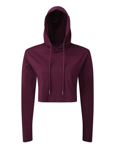 TRI-TR088-T-shirt à capuche crop TriDri® pour femme