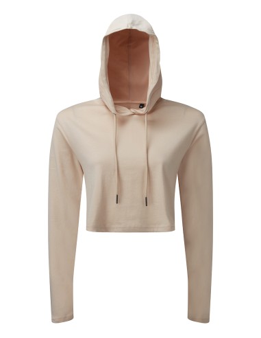 TRI-TR088-T-shirt à capuche crop TriDri® pour femme