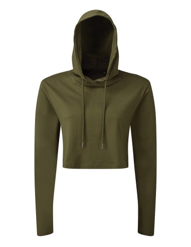 TRI-TR088-T-shirt à capuche crop TriDri® pour femme