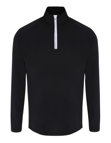 TRI-TR110-Mens Long Sleeve Performance ¼ Zip