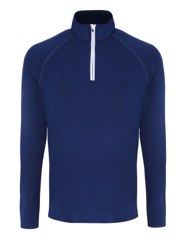 TRI-TR110-Mens Long Sleeve Performance ¼ Zip