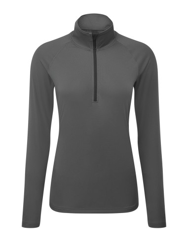 TRI-TR120-Womens Long Sleeve Performance ¼ Zip