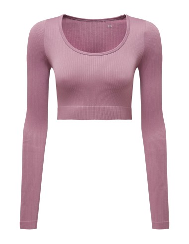 TRI-TR224-Haut court femme TriDri® '3D Fit’ côtelé et sans coutures