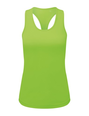 TRI-TR527-Womens Recycled Performance Slim Racer Back Vest
