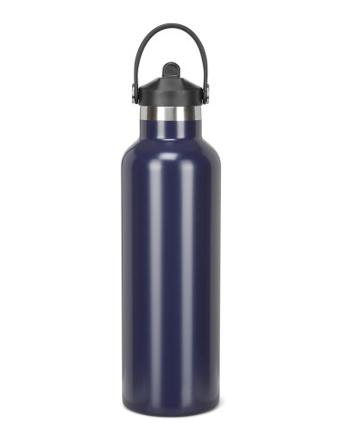 TRI-TR700-Vacuum Sports Water Bottle with Flip Up Straw