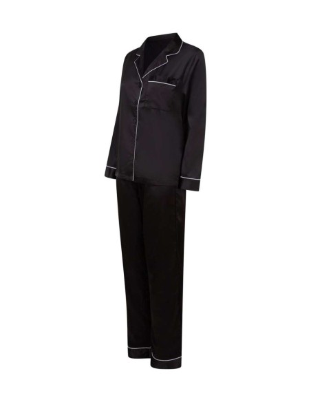 TOW-TC055-LADIES SATIN LONG PYJAMAS