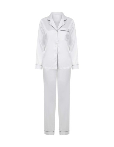 TOW-TC055-LADIES SATIN LONG PYJAMAS