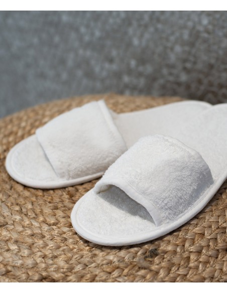 TOW-TC064-Classic Terry Slippers - Open Toe