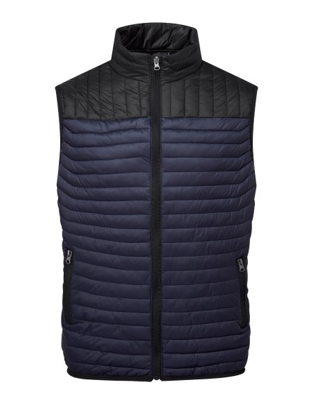 2-TS028-Veste sans manches bicolore Domain