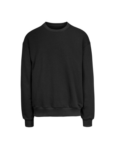 VES-IT835T-365 - DIAGONAL FRENCH TERRY CREWNECK SWEATSHIRT