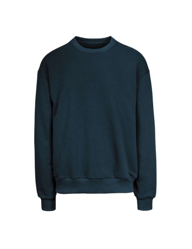 VES-IT835T-365 - DIAGONAL FRENCH TERRY CREWNECK SWEATSHIRT
