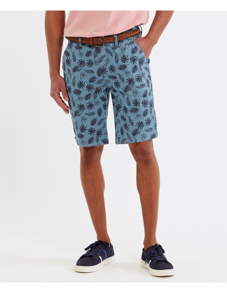 WOM-WB905-Mens Palm Print Shorts