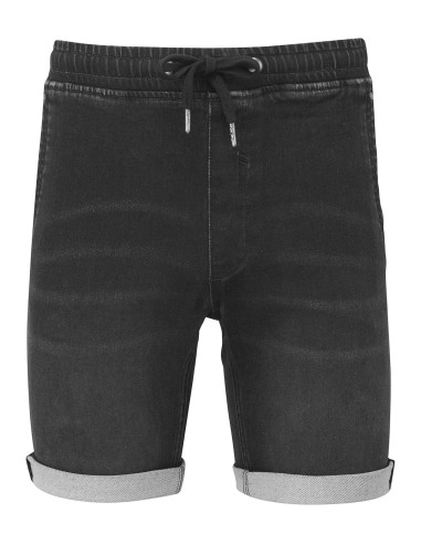 WOM-WB907-Mens Denim Drawstring Shorts