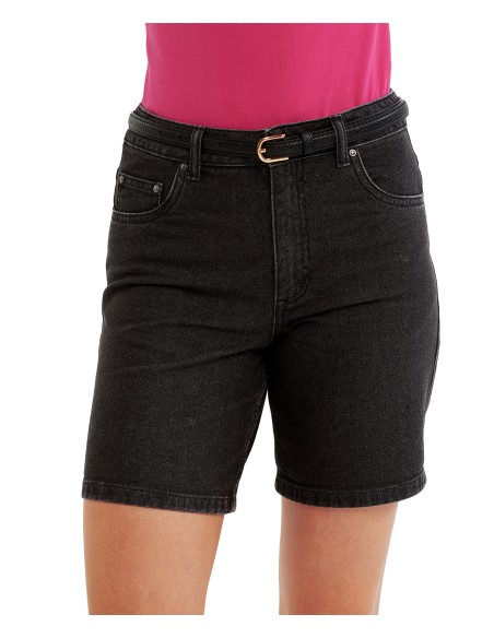 WOM-WB909-Womens Denim Shorts