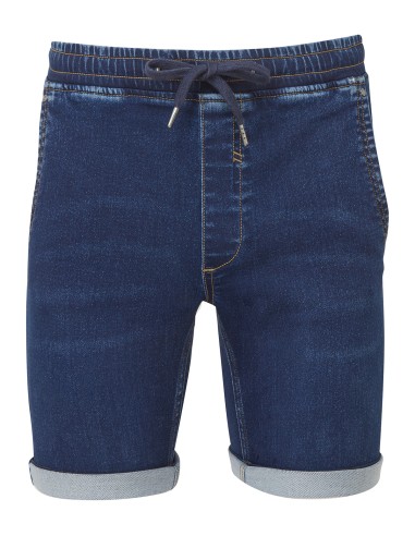 WOM-WB907-Mens Denim Drawstring Shorts