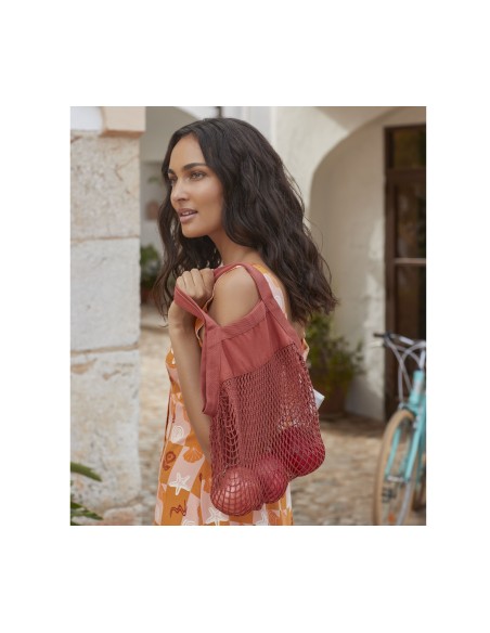 WES-W151-Organic Cotton Mini Mesh Grocery Bag
