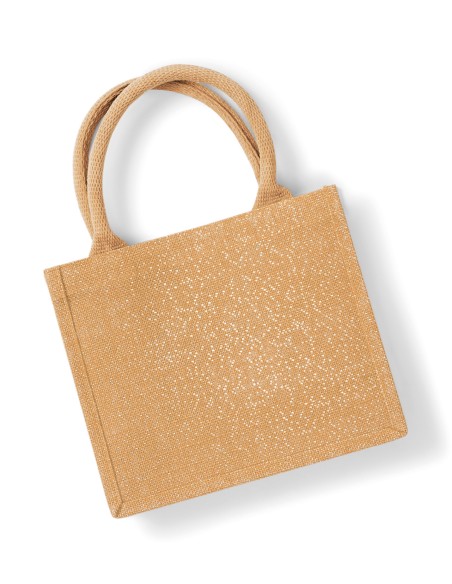 WES-W431-Shimmer Jute Mini Gift Bag