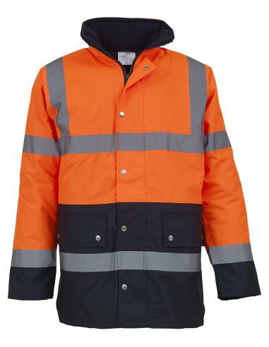 YOK-HVP302-Hi-Vis Two-Tone Motorway Jacket