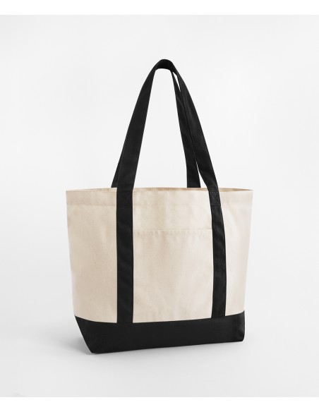 WES-W804-EarthAware® Organic Varsity Shopper