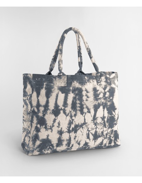 WES-W930-Tie Dye Canvas Tote Bag