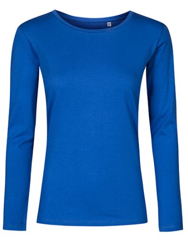 XOB-1565-Womens Roundneck T-Shirt Long Sleeve