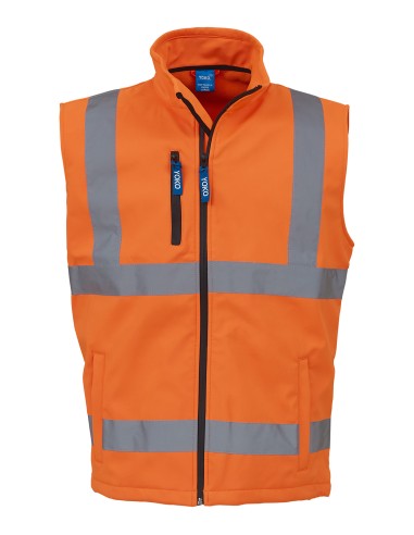 YOK-HV006-Hi-Vis Softshell Gilet