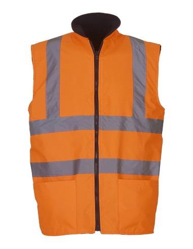 YOK-HV008F-Reversible Fleece Bodywarmer