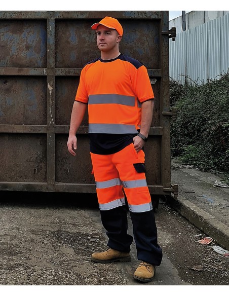YOK-HVJ400-Hi-Vis Two-Tone T-Shirt