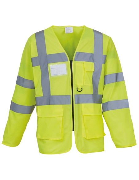 YOK-HVJ800-Gilet à manches haute visibilité pour cadre
