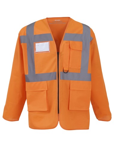 YOK-HVJ800-Gilet à manches haute visibilité pour cadre