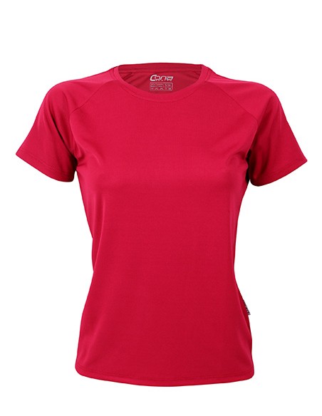 C-CSL01-Ladies Rainbow Tech Tee