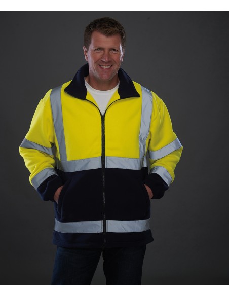 YOK-HVK08-Hi-Vis Fleece Jacket