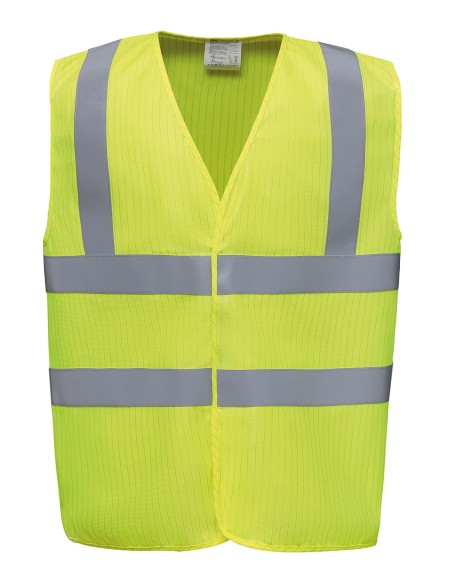 YOK-HVW100ASFR-Hi-Vis Anti-Static Flame Retardant Waistcoat