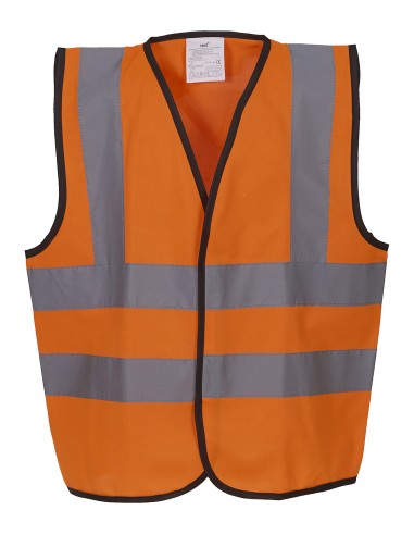 YOK-HVW100CH-Gilet 2 betb de haute visibilité Enfant (HVW100CH)