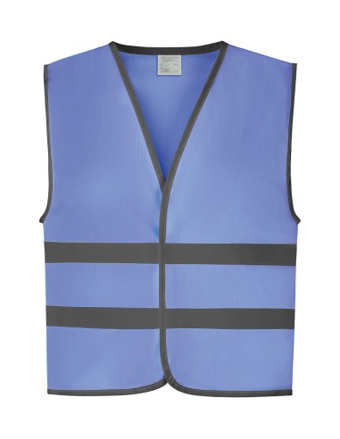 YOK-HVW102CH-Gilet haute visibilité à 2 bandes et bordure réfléchissante pour enfants (HVW102CH)