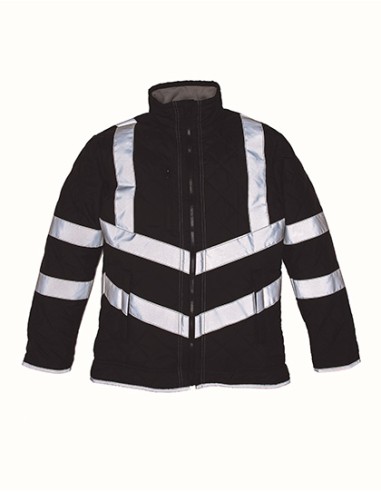 YOK-HVW706-Hi-Vis Kensington Jacket With Fleece Lining