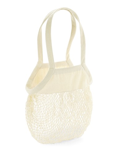 WES-W150-Organic Cotton Mesh Grocery Bag
