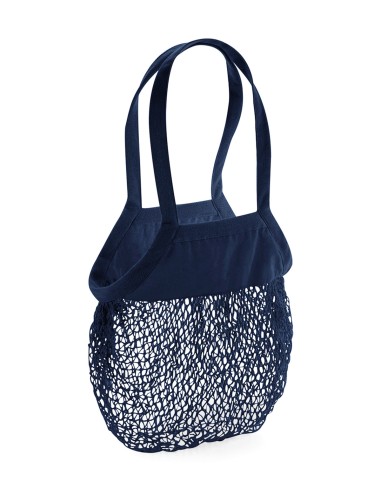 WES-W150-Organic Cotton Mesh Grocery Bag