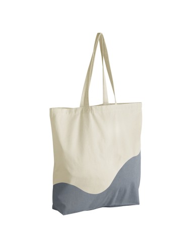 WES-W235-Organic Cotton Wave Print Maxi Bag