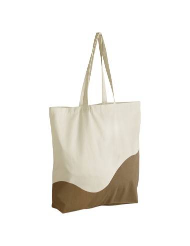 WES-W235-Organic Cotton Wave Print Maxi Bag
