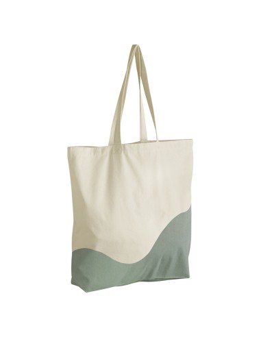 WES-W235-Organic Cotton Wave Print Maxi Bag