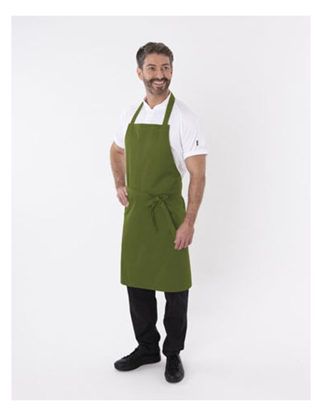 D-DP10-Bib Apron with Adjustable Halter